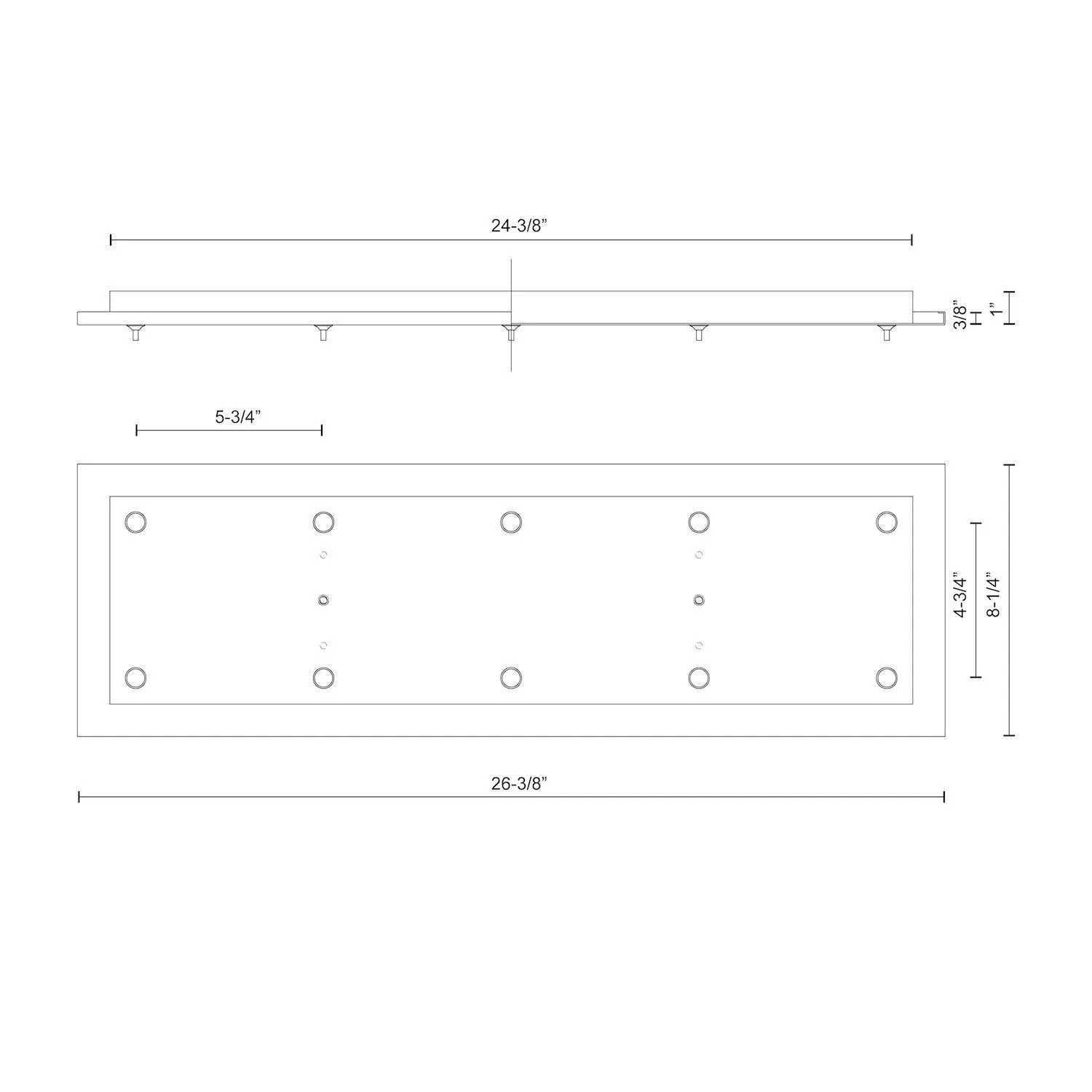 10-Light Multi-Canopy