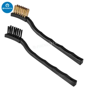 2 In 1 Anti-Static Steel Brushes Phone BGA Cleaning Repair Tools