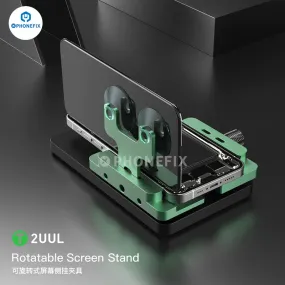 2UUL Rotatable Screen Stand LCD Side Hanging Clamp Fixture