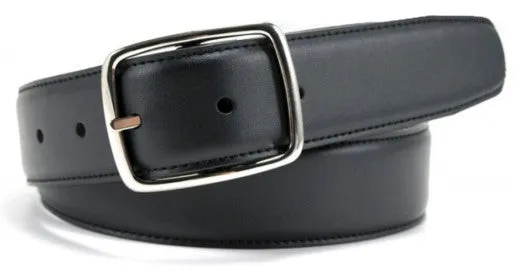 Aquarius 1 1/4" Full Grain Leather Reversible Belt