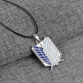 Attack on Titan - Wings of Freedom Badge Anime Necklace Pendant Cosplay Fashion Jewellery