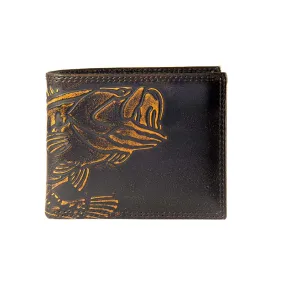 Bass Burnished Passcase Wallet