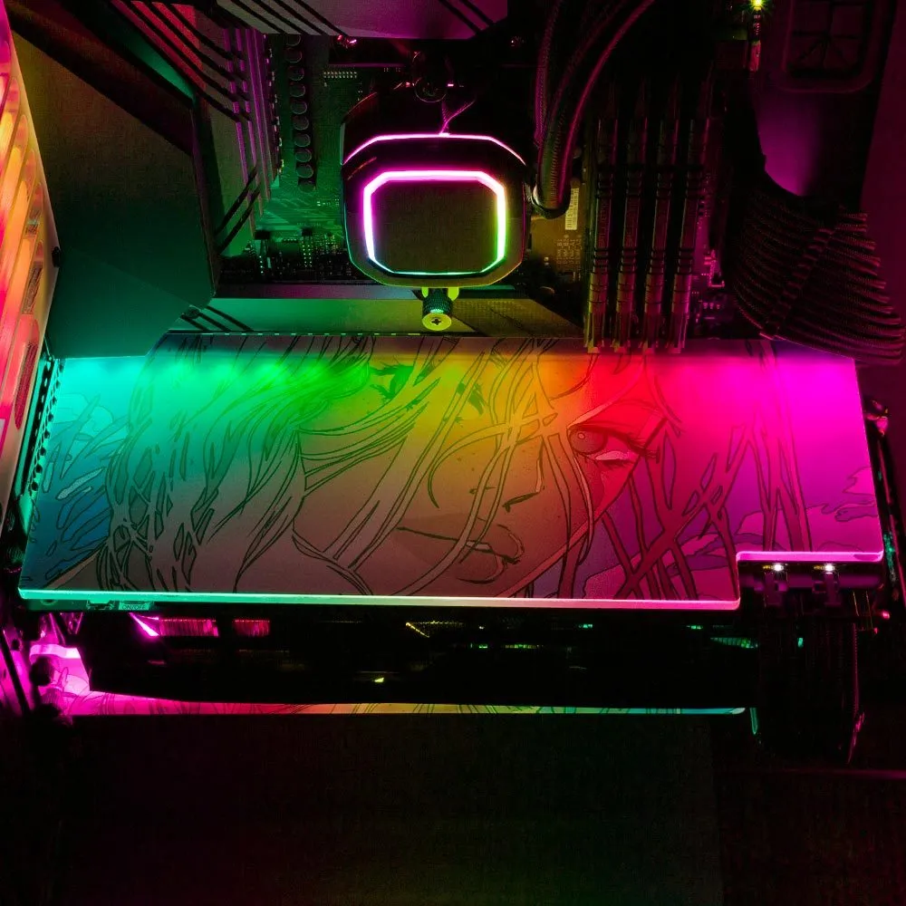 Beach Girl RGB GPU Backplate