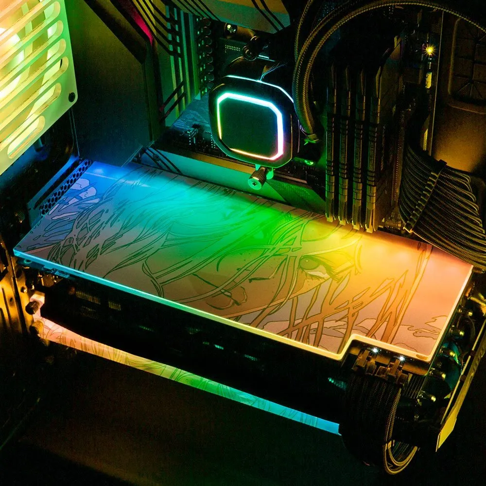 Beach Girl RGB GPU Backplate