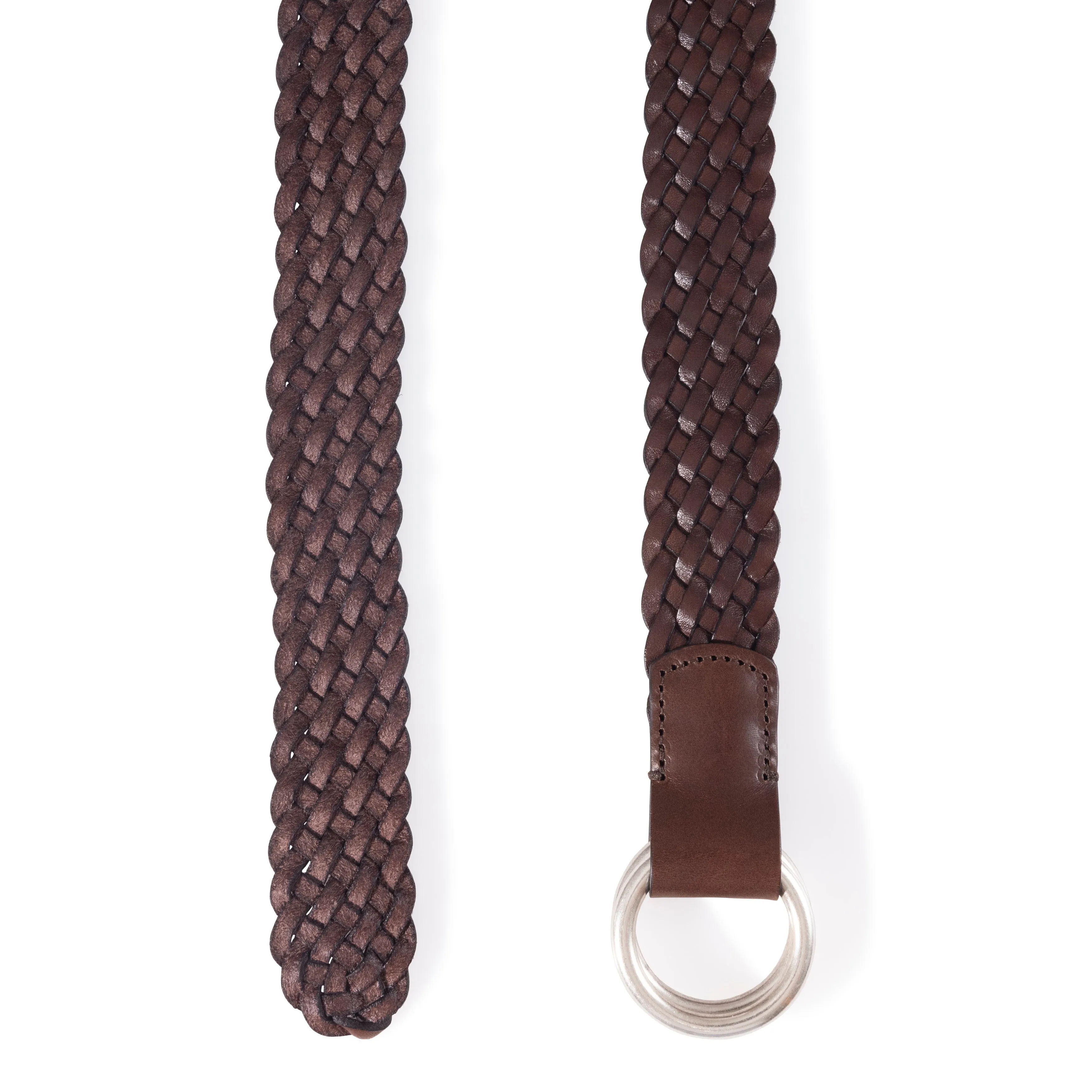 Calf Woven O-Ring Belt