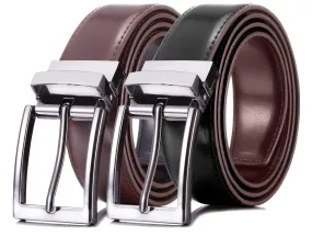 Chameleon Buckle Leather Belt