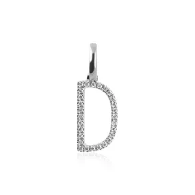 Diamond Letter Pendant 10