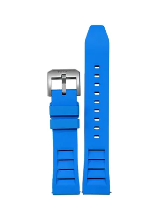 Dievas Blue FKM Rubber Strap