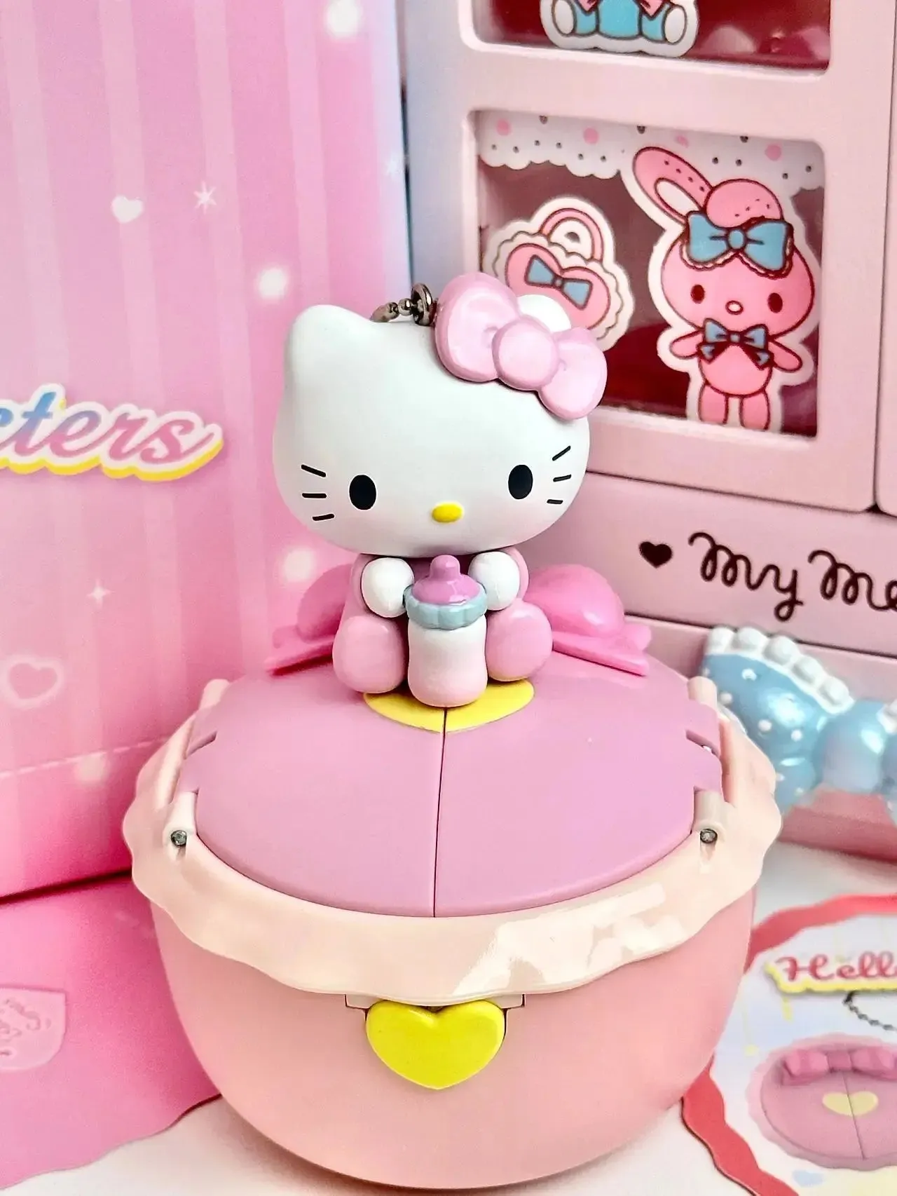 Genuine MINISO Sanrio Hello Kitty Baby Series Pendant Blind Box | My Melody Cute Decorative Ornament | Collection Hobby Toy Gift