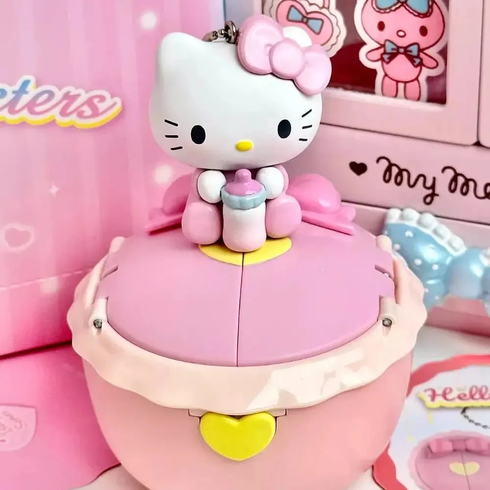 Genuine MINISO Sanrio Hello Kitty Baby Series Pendant Blind Box | My Melody Cute Decorative Ornament | Collection Hobby Toy Gift