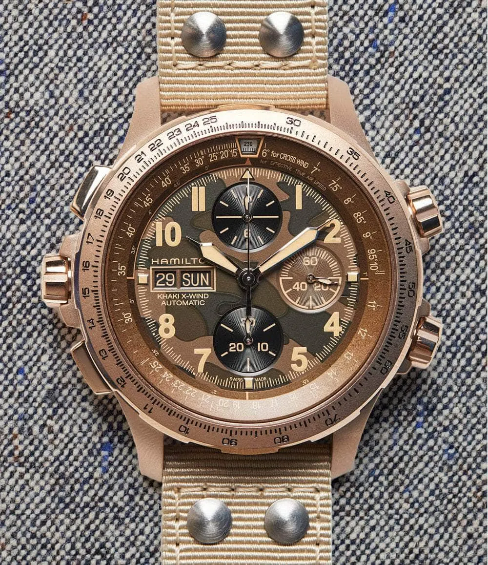 Khaki Aviation X-Wind Auto Chrono