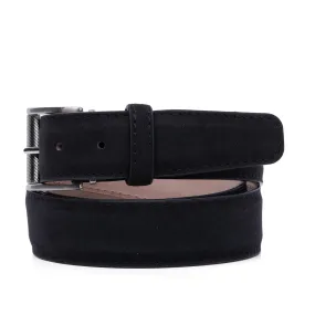 LEN Belt Alcantara Black STK