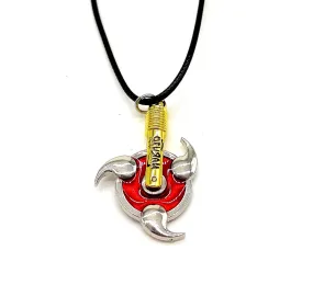 Naruto Anime Necklace Sharingan Shape Anime Necklace Spinning