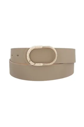 Oval Buckle Belt