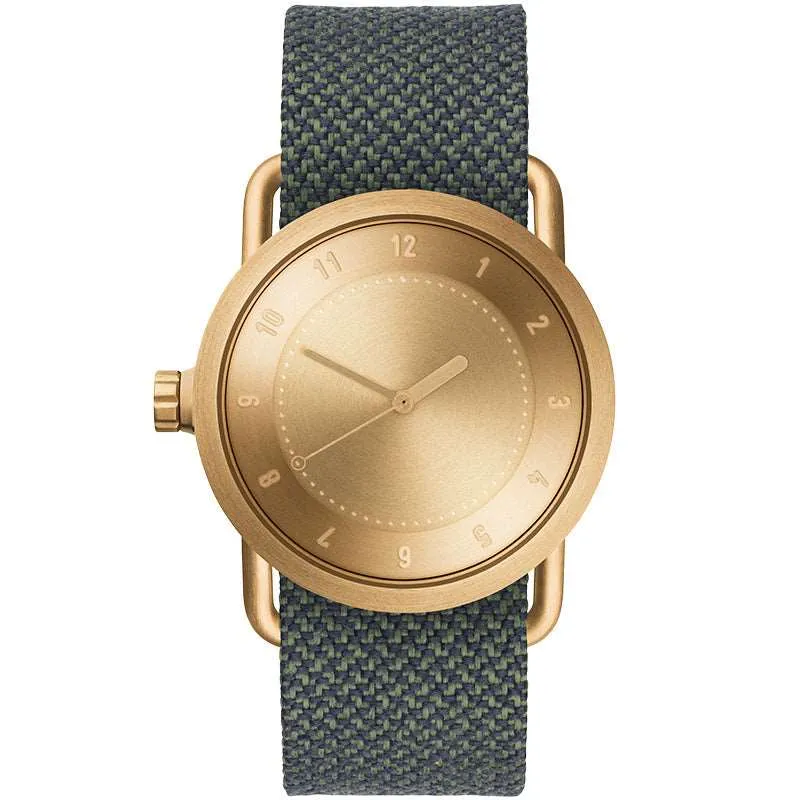 TID No.1 Gold Dial / Black Nylon Strap / Gold Buckle