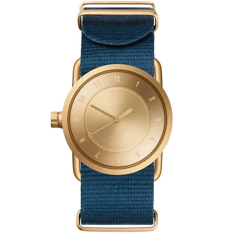 TID No.1 Gold Dial / Black Nylon Strap / Gold Buckle