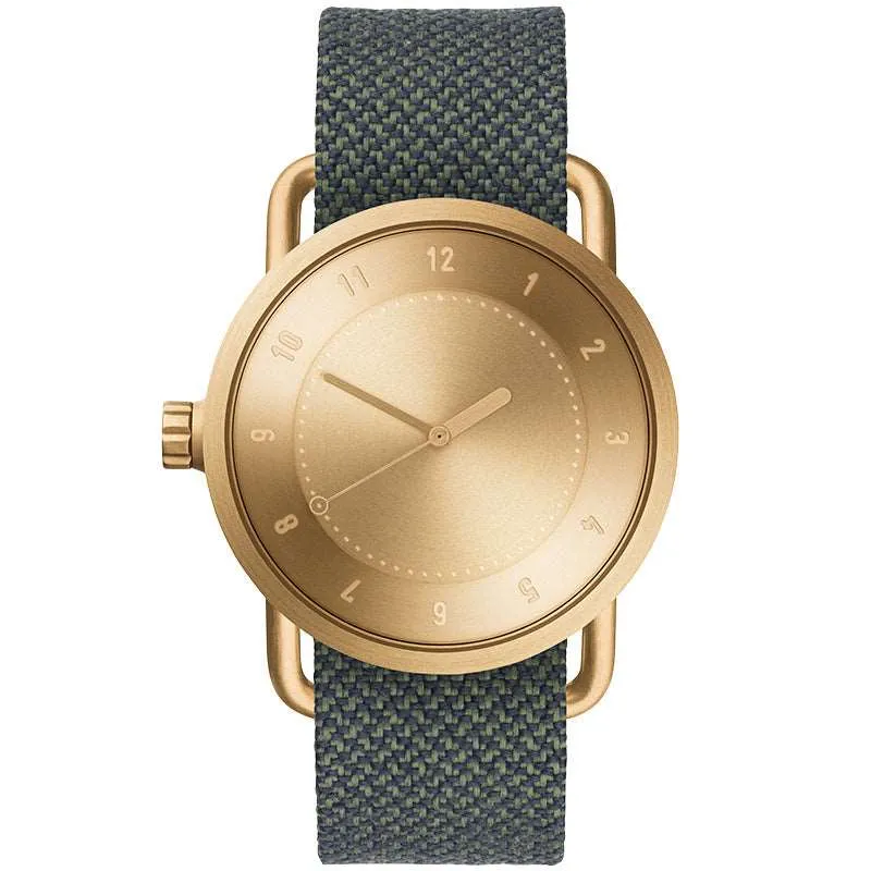 TID No.1 Gold Dial / Black Nylon Strap / Gold Buckle