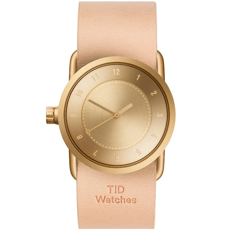 TID No.1 Gold Dial / Black Nylon Strap / Gold Buckle