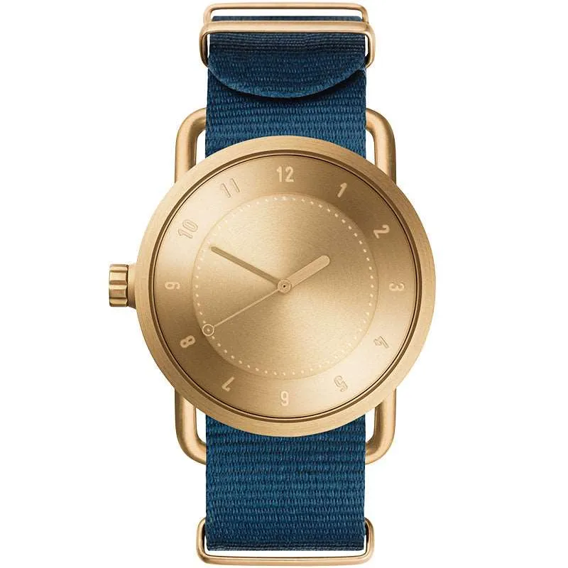 TID No.1 Gold Dial / Black Nylon Strap / Gold Buckle