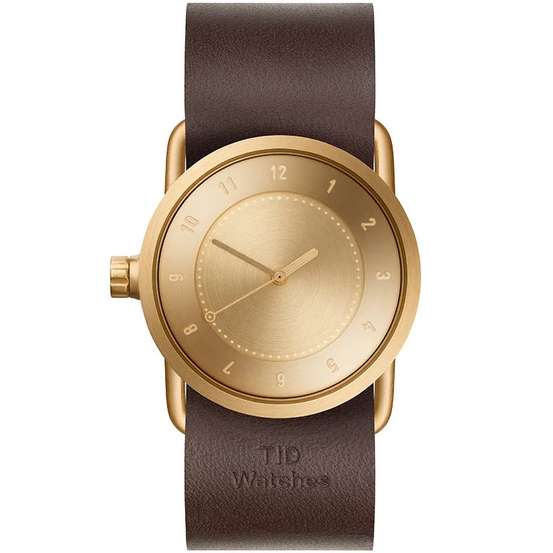 TID No.1 Gold Dial / Black Nylon Strap / Gold Buckle