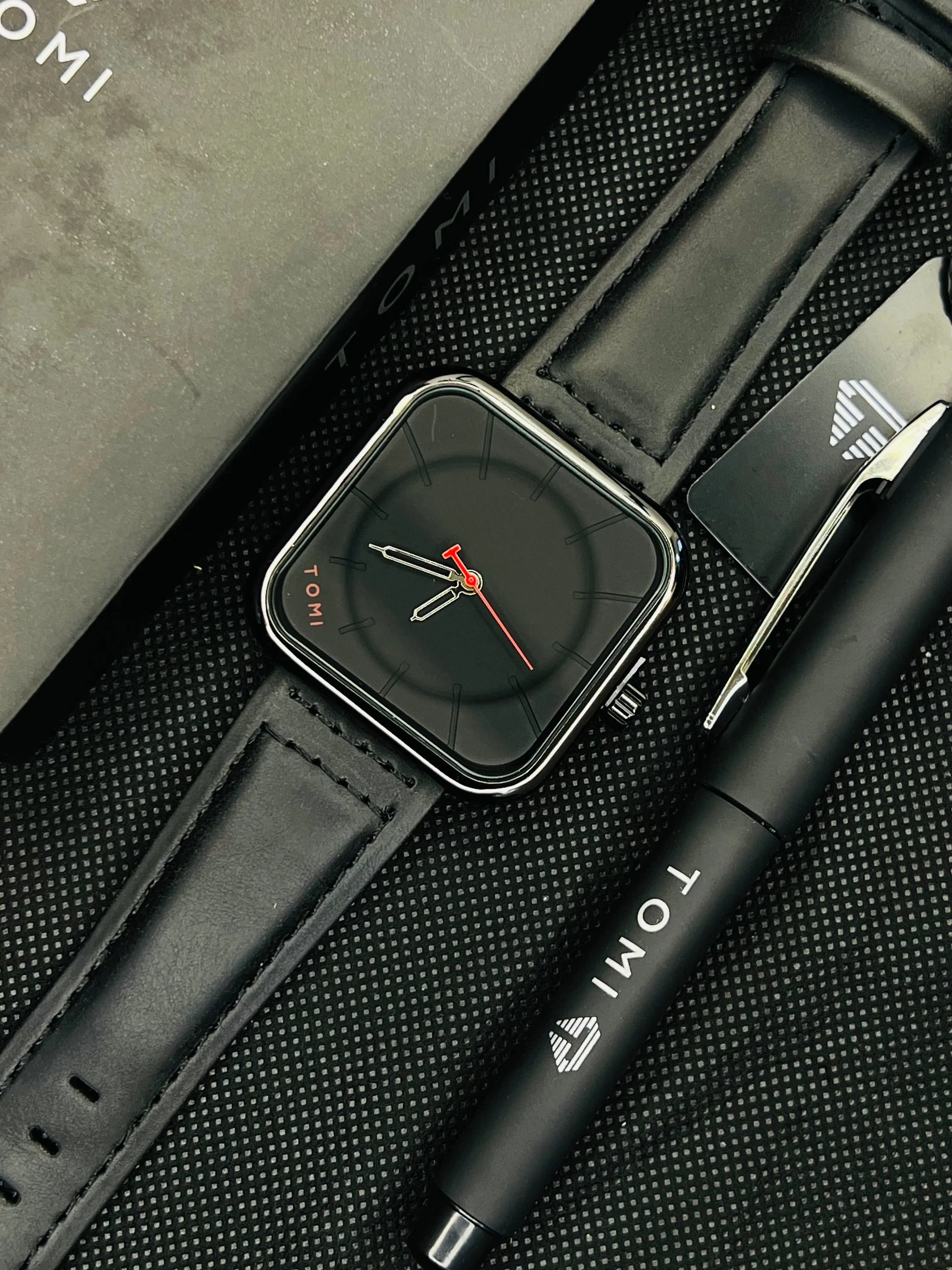 TOMI T-093 Quartz Watch With Pen Executive Gift Box